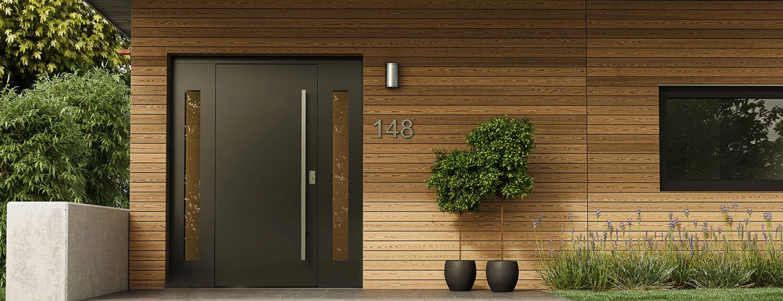 Modern Majestic — entry door installation